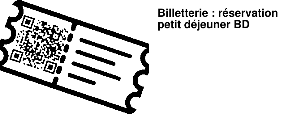 Billetterie : r�servation petit d�jeuner BD