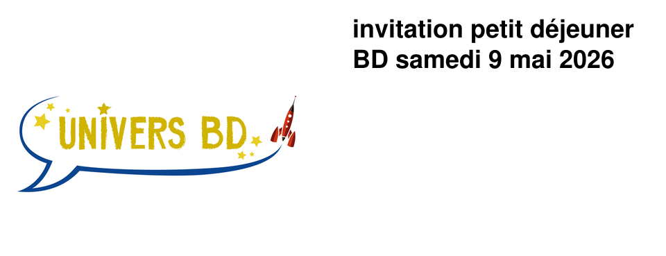 invitation petit d�jeuner BD samedi 9 mai 2026