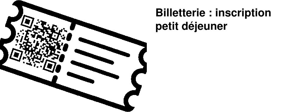 Billetterie : inscription petit d�jeuner